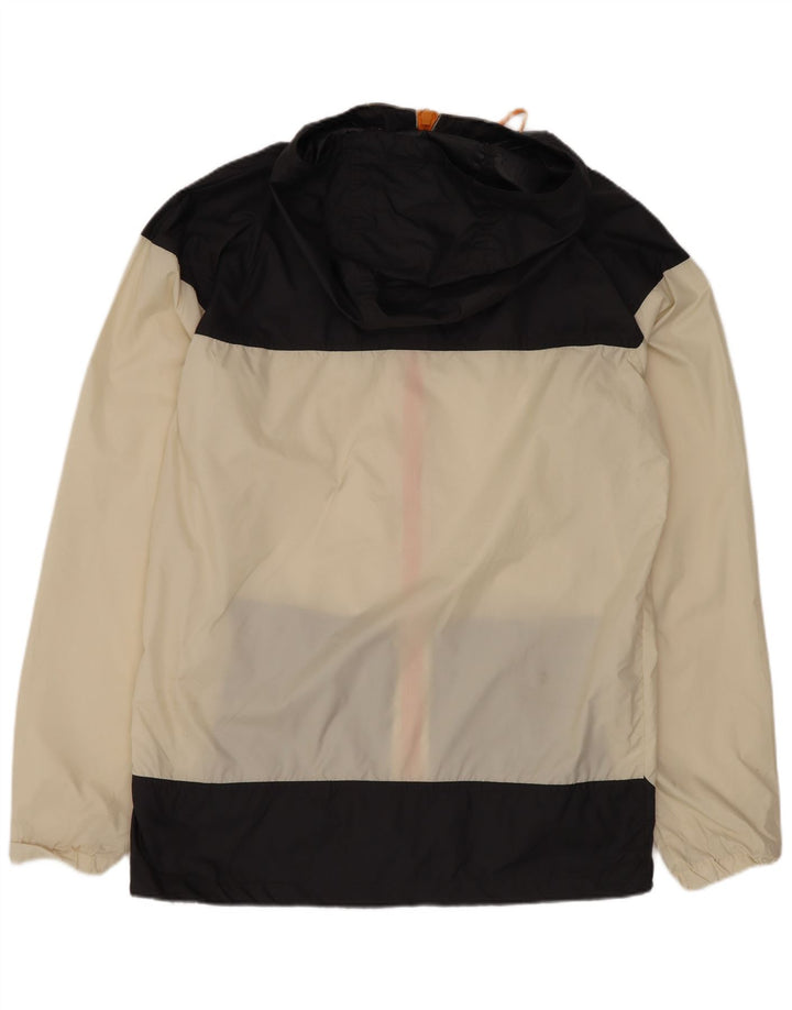 Columbia Regnjakke med hætte til mænd UK 36 Small White Colourblock Polyester