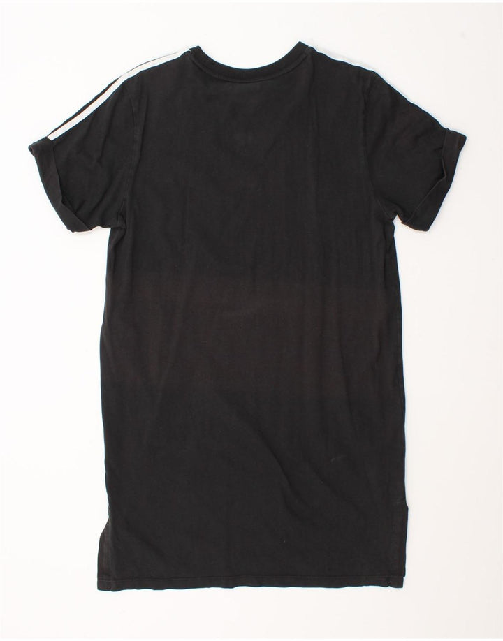 Adidas Dame T-Shirt Kjole UK 14 Medium Sort