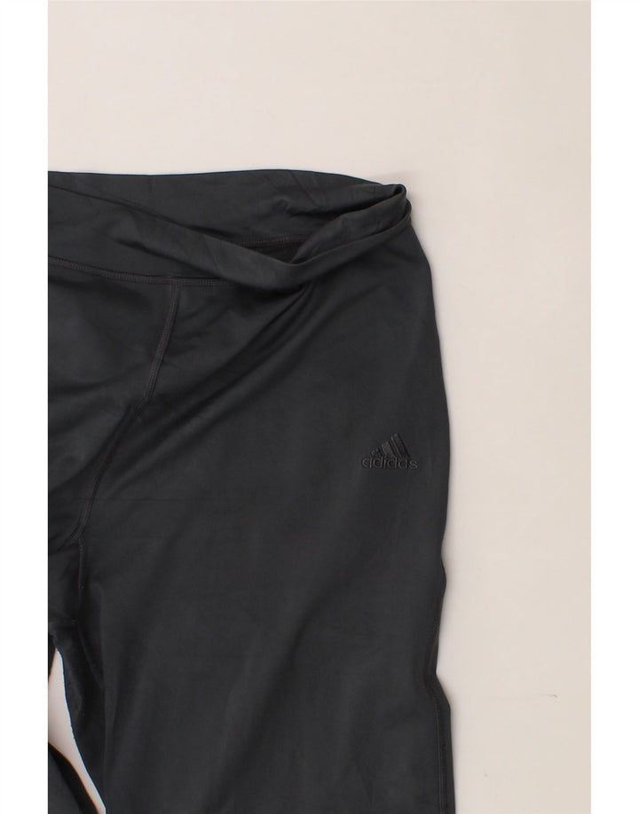 ADIDAS Womens Climalite Tracksuit Trousers UK 16 Large  Grey Polyester Vintage Adidas and Second-Hand Adidas from Messina Hembry 
