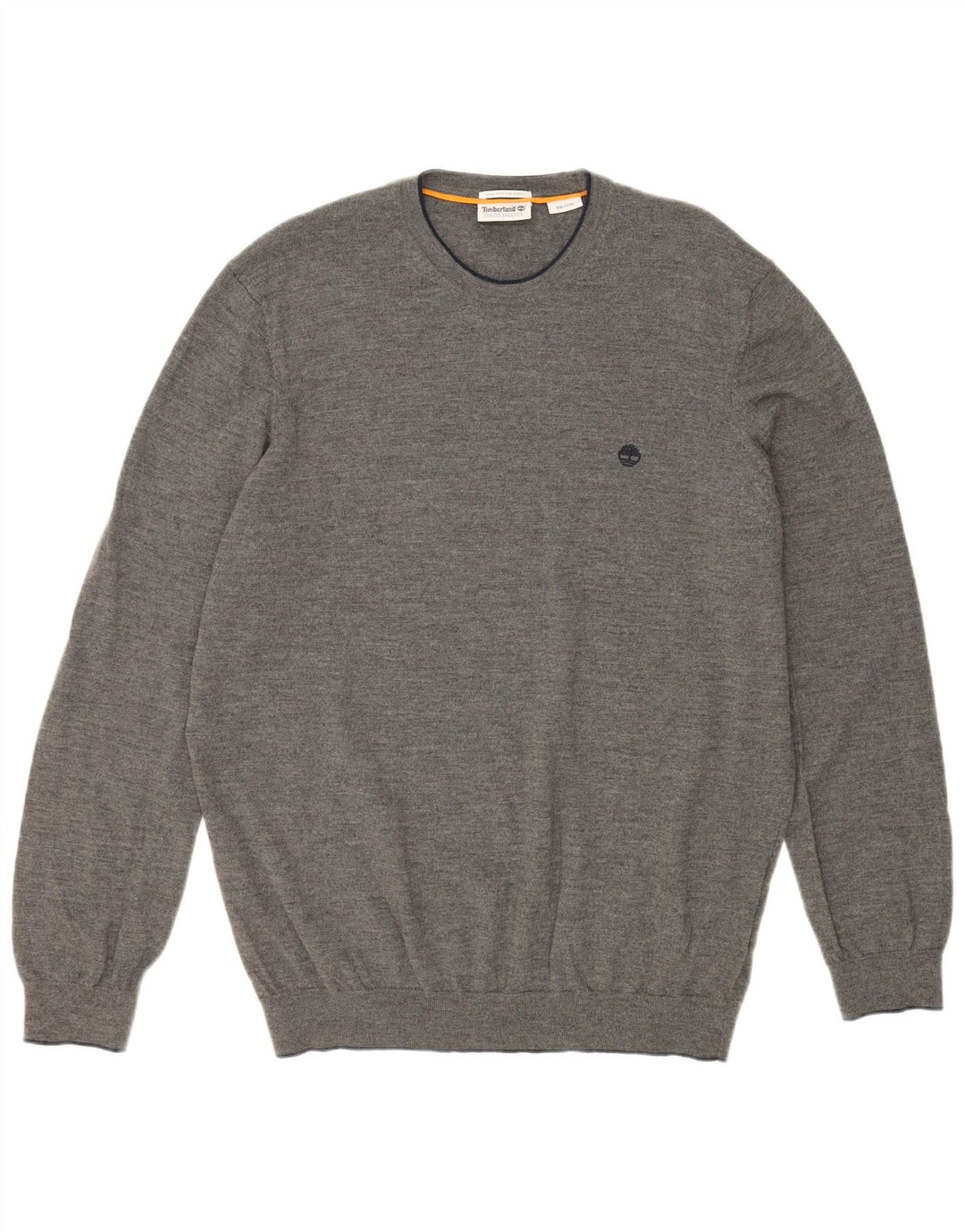 TIMBERLAND Herre trøjetrøje med rund hals 2XL Grå Merinould