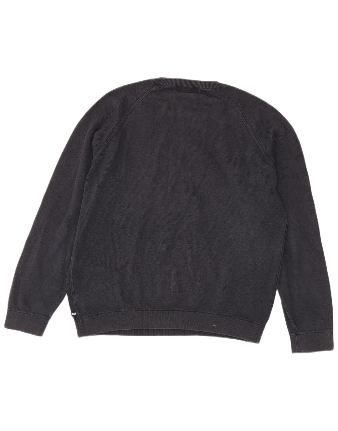 MARKS & SPENCER Herre Blue Harbor Sweatshirt Jumper lille marineblå bomuld