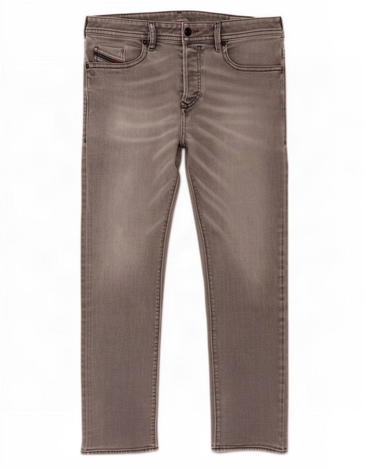 Diesel Herre Buster Regular Tapered Jeans W31 L29 Grå Bomuld