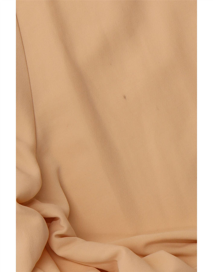 ZARA Dame Pegged Loose Fit Chino Bukser Small W26 L29 Beige