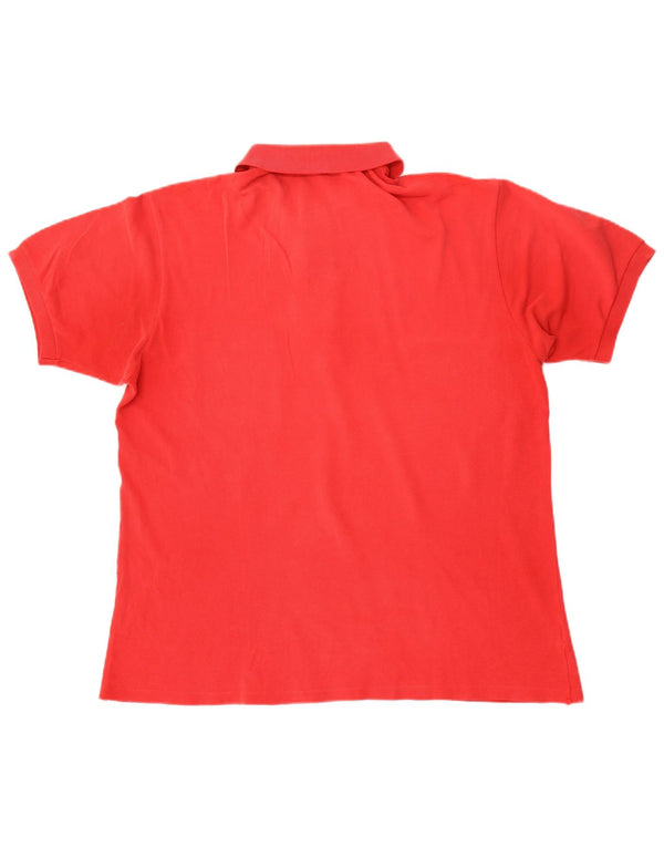 Lacoste Mens Polo Shirt Size 5 Large Red Cotton