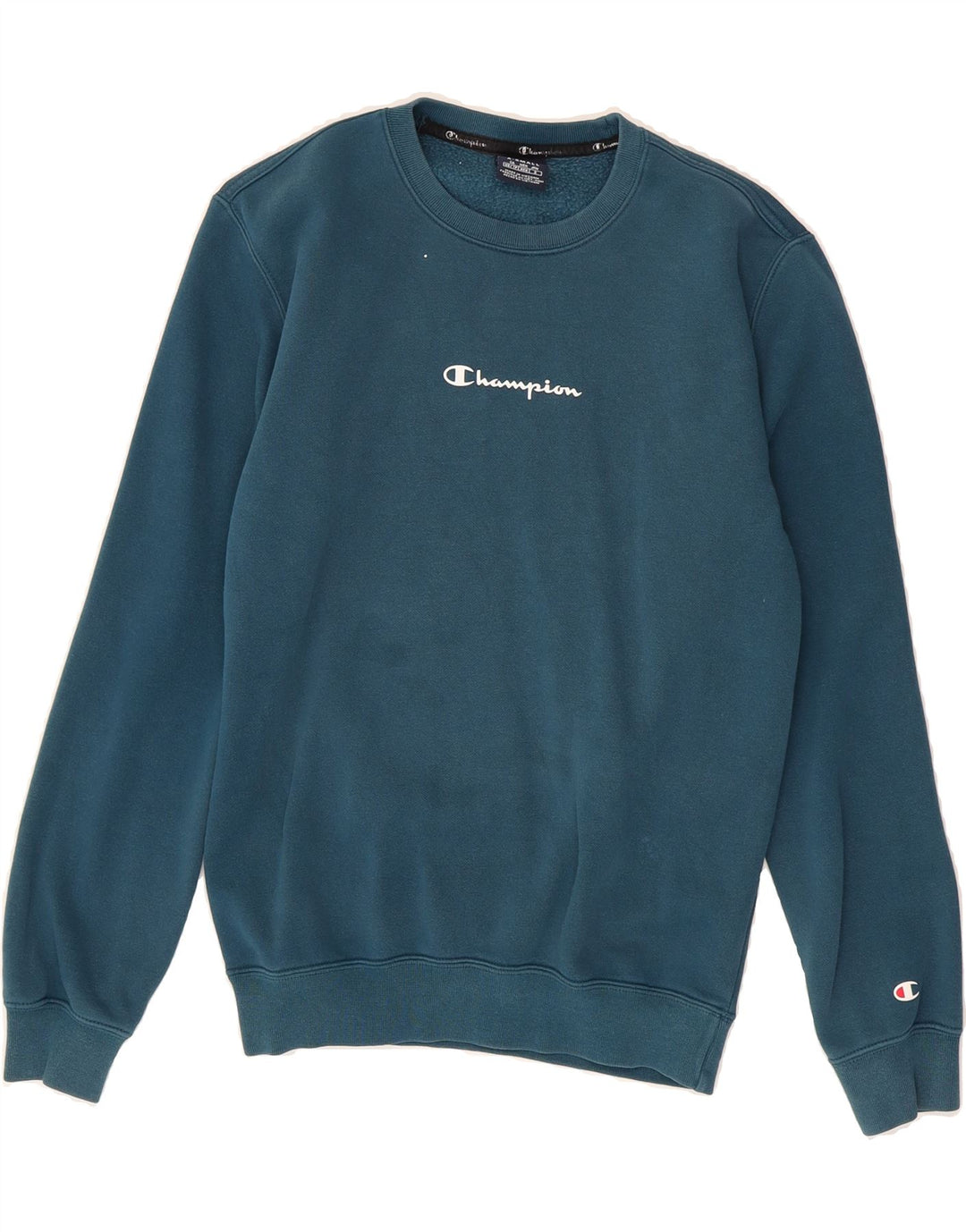 CHAMPION Mens Sweatshirt Jumper XS Blue Vintage Champion and Second-Hand Champion from Messina Hembry 