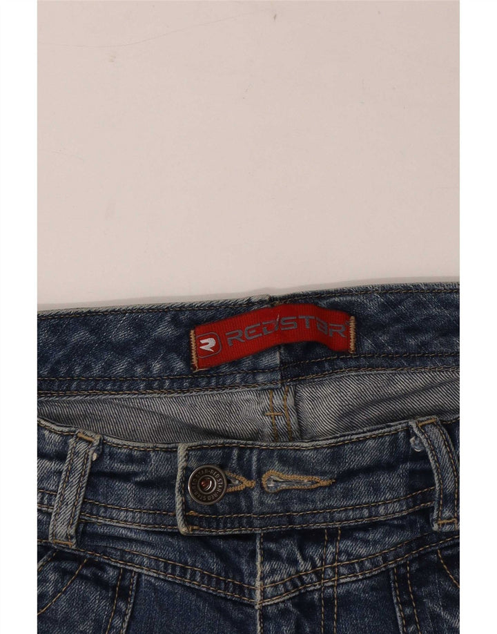Vintage Dame Bootcut Jeans W28 L31 Marineblå