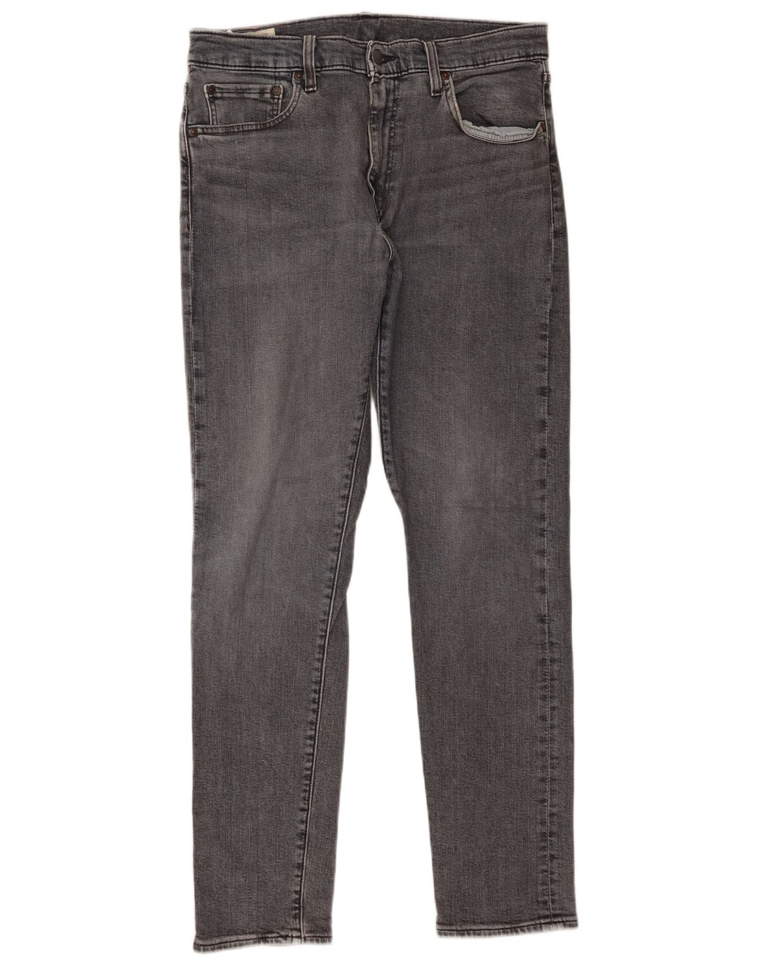 Levi's Herre 512 Slim Tapered Jeans W33 L32 Grå Bomuld