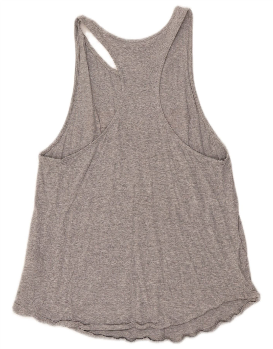 Adidas Dame Grafisk Vest Top UK 12/14 Medium Grey Bomuld