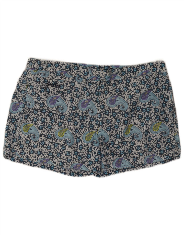 MC2 SAINT BARTH Badeshorts til mænd store blå Paisley polyamid