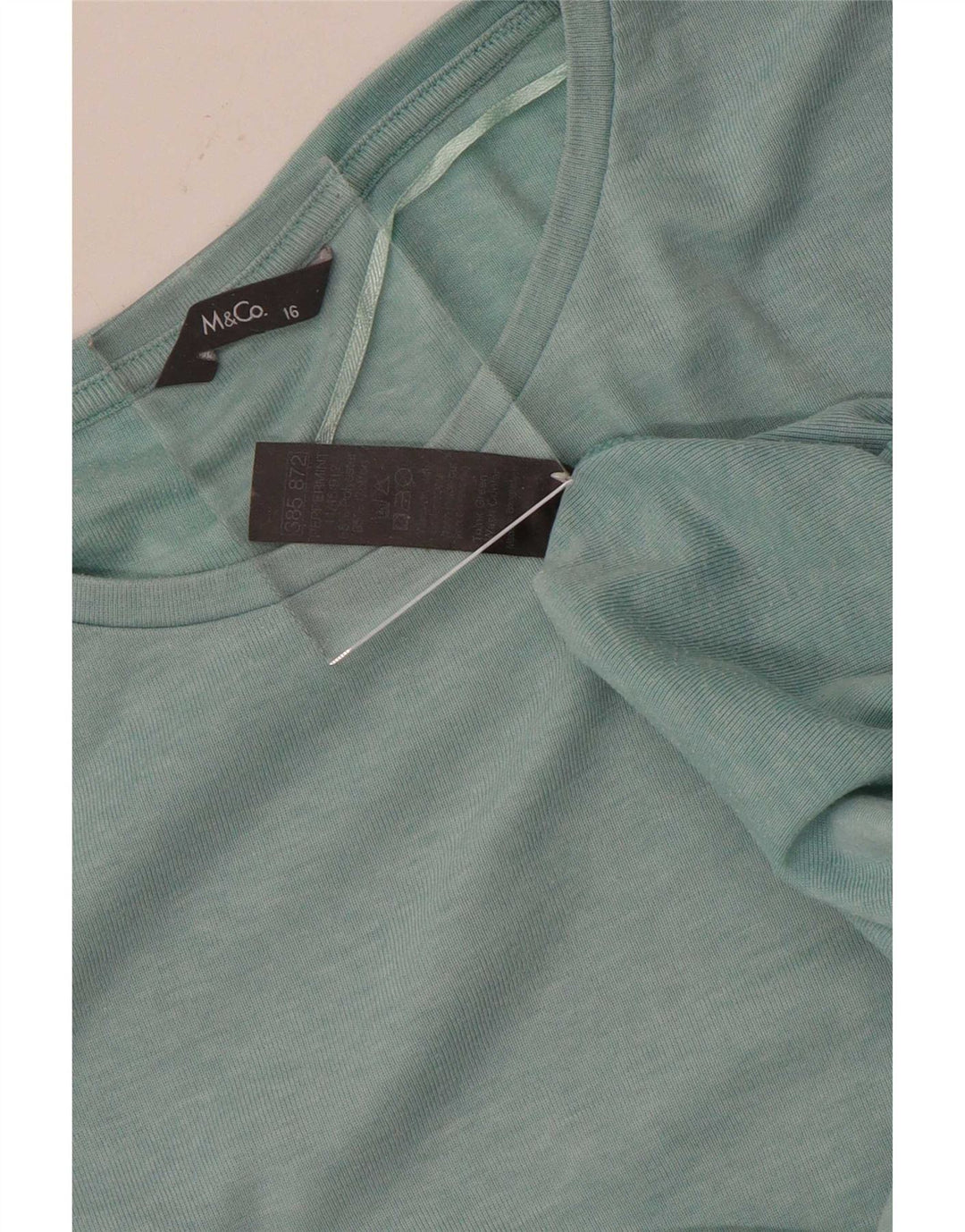 M&Co Pige T-Shirt Top 15-16 År Grøn Polyester