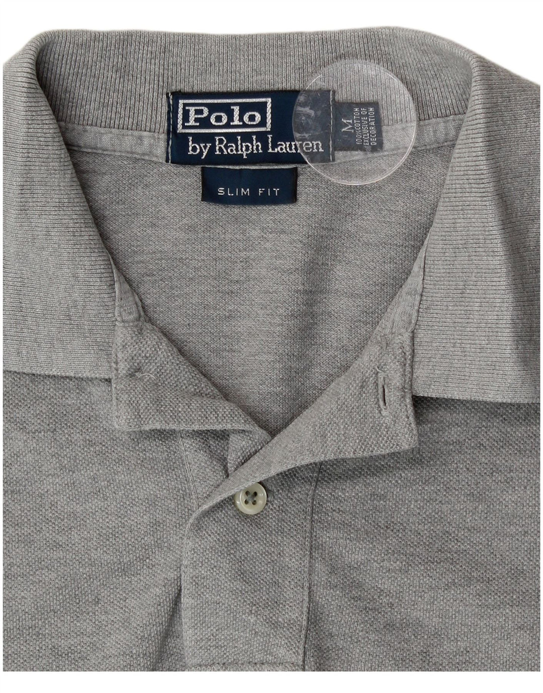 Polo Ralph Lauren Herre Slim Fit Polo Shirt Medium Grey Flecked Bomuld