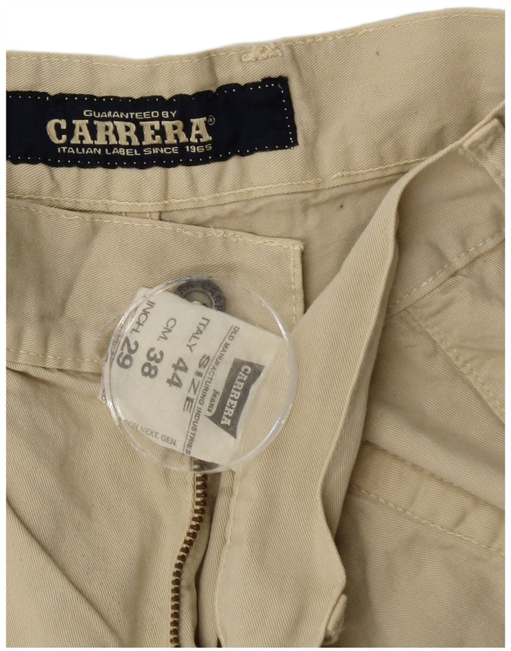 Carrera Herre Cargo Shorts IT 44 XS W29 Beige Bomuld