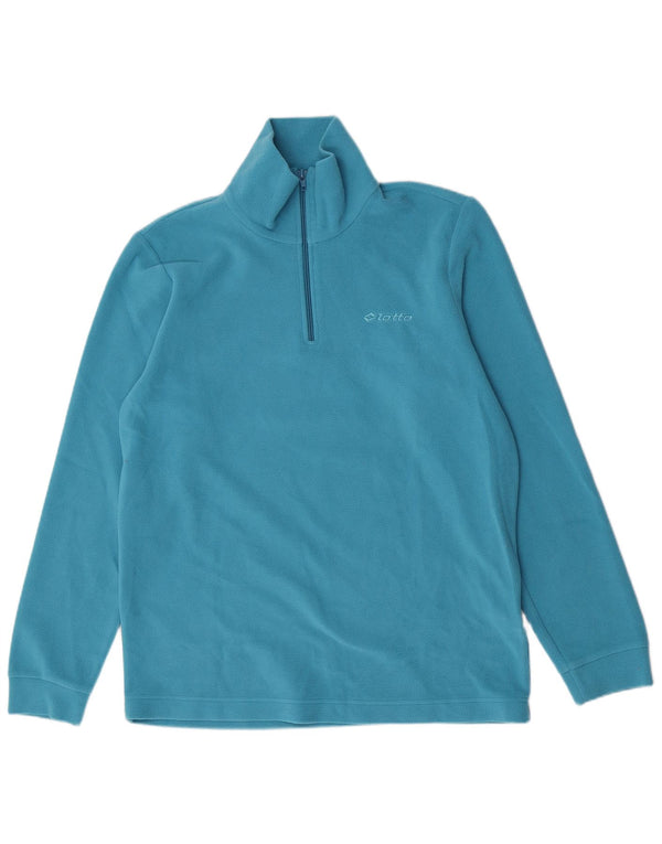 Lotto Herre lynlås hals Fleece Jumper Medium Blå Polyester