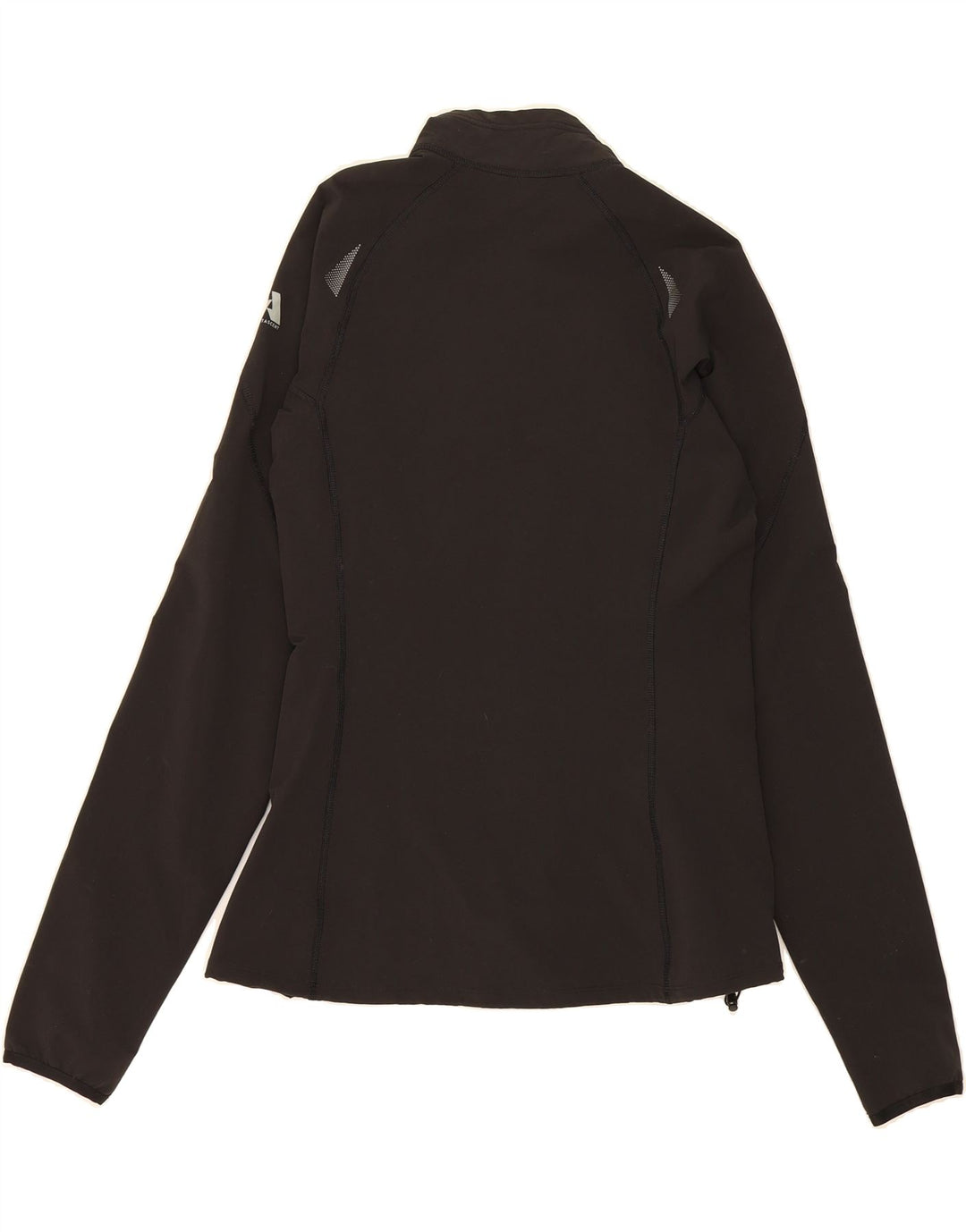 EDDIE BAUER Womens Tall Tracksuit Top Jacket UK 14 Medium Black Nylon Vintage Eddie Bauer and Second-Hand Eddie Bauer from Messina Hembry 