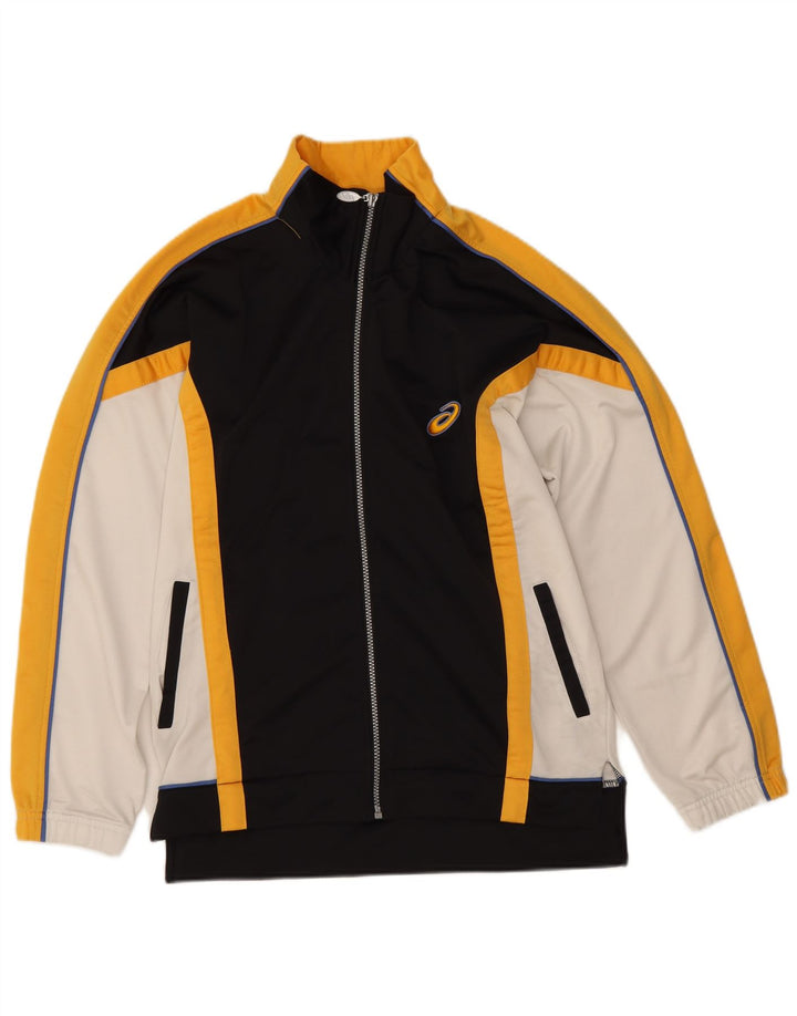 Asics Herre grafisk træningsdragt Topjakke XS Sort Colourblock Polyester