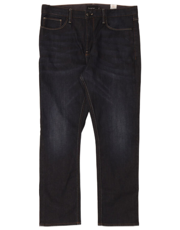 Marks & Spencer Mens Autograph Slim Jeans W36 L29 Marineblå Bomuld