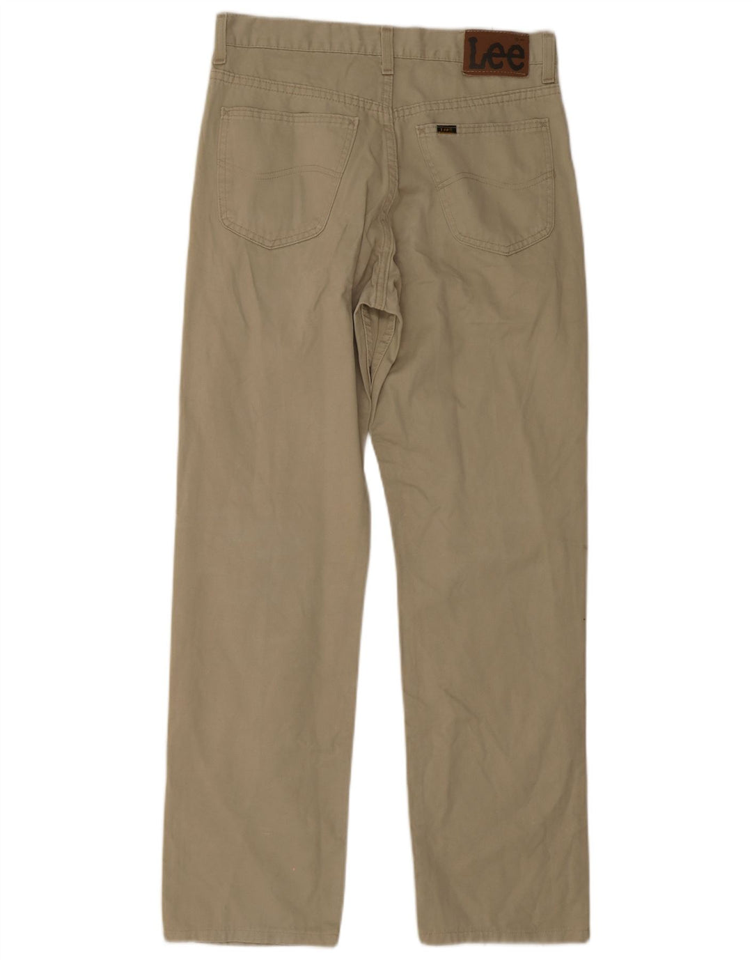 Lee Herre Chicago Straight Jeans W32 L30 Khaki Bomuld