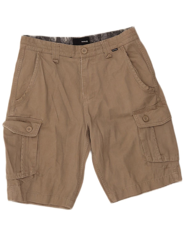 HURLEY Herre Cargo Shorts W30 Medium Beige Bomuld