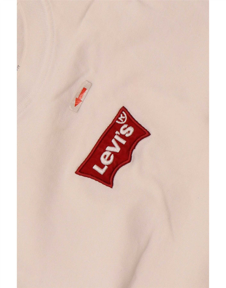 Levi's Herre Vintage Fit T-shirt Top Medium White Bomuld