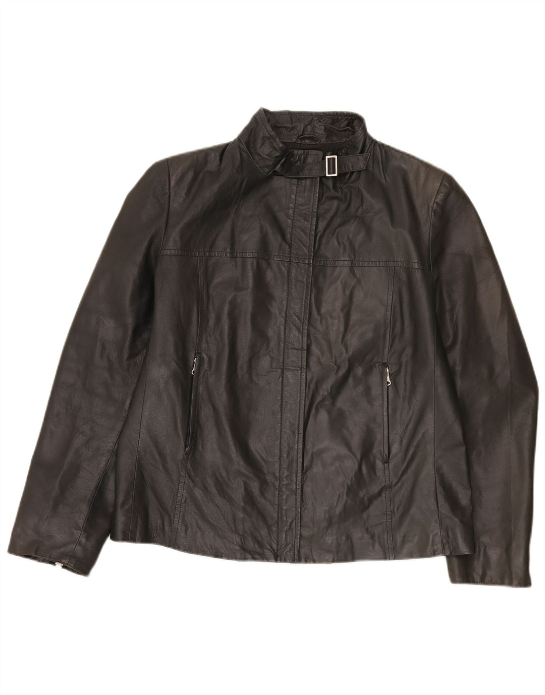 Conbipel Dame Free Heron Læderjakke IT 48 XL Sort