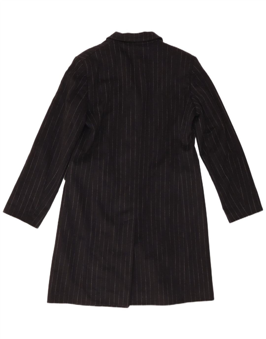 Cerruti Womens Longline 3-knaps blazerjakke EU 46 XL Sort nålestribe
