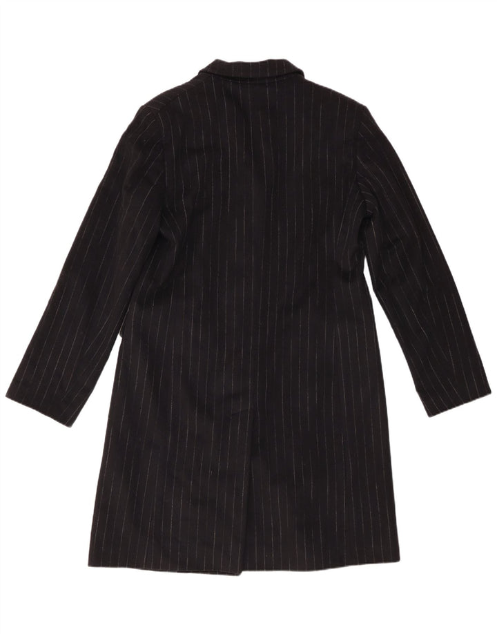 Cerruti Womens Longline 3-knaps blazerjakke EU 46 XL Sort nålestribe