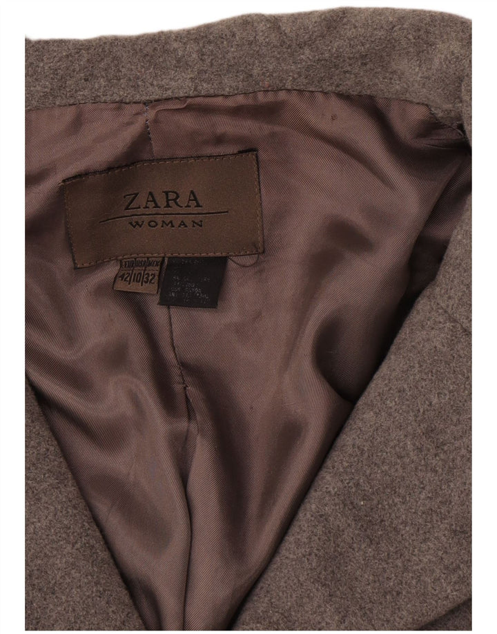 Zara Dame Overfrakke EU 42 Large Grå
