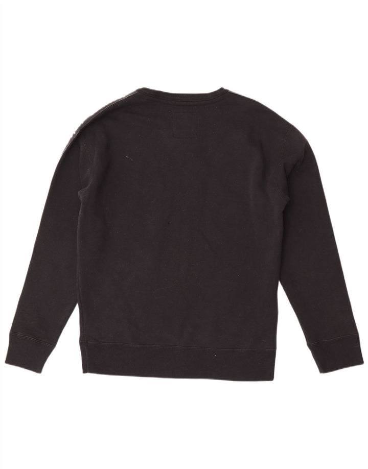Hollister grafisk sweatshirt til mænd, lille sort farveblok