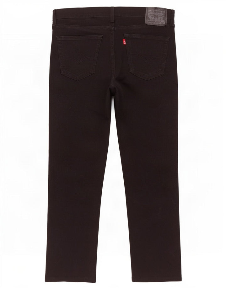 Levi's Herre 511 Slim Jeans W38 L30 Sort Bomuld
