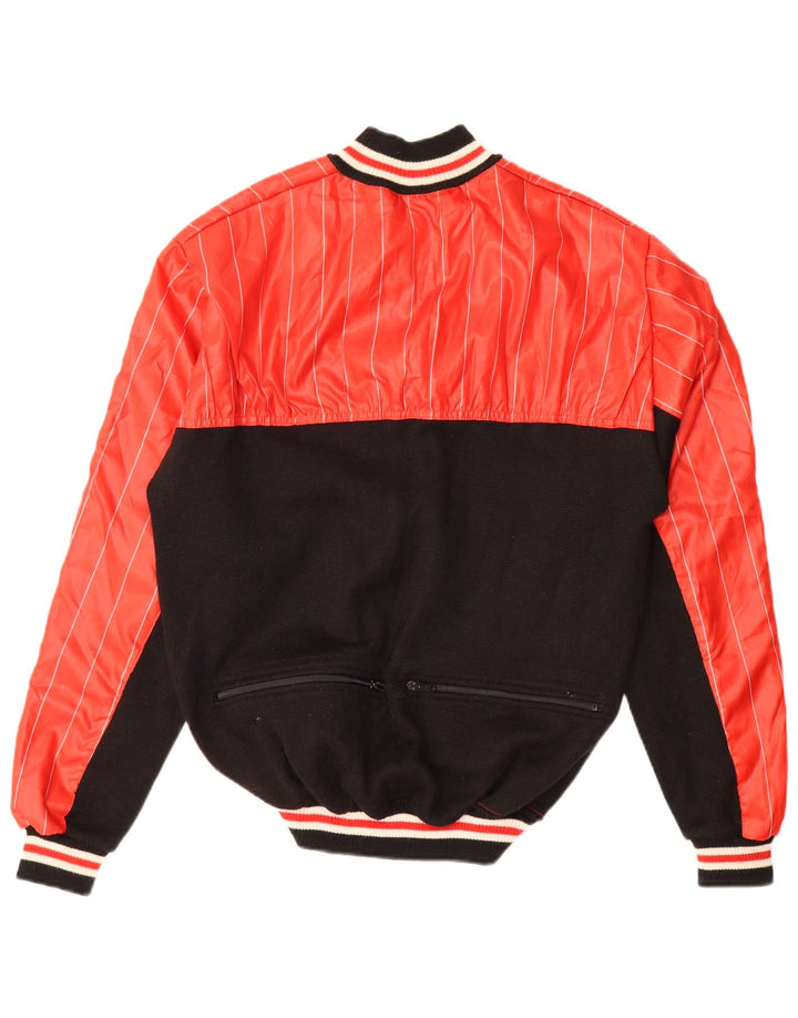 Vintage træningsdragt til mænd Topjakke Medium Rød Colourblock