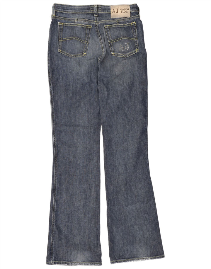 Armani Dame Flared Jeans W30 L35 Blå Bomuld