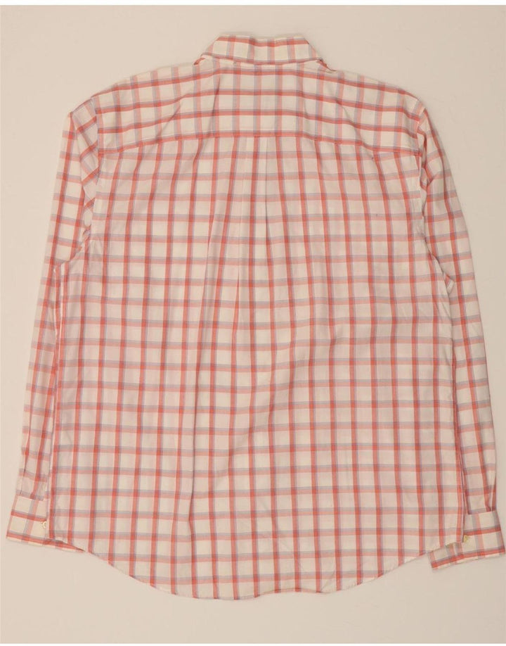 EDDIE BAUER Mens Shirt Large Red Check Cotton Vintage Eddie Bauer and Second-Hand Eddie Bauer from Messina Hembry 