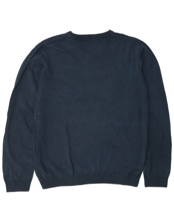 Marks & Spencer Boys V-hals sweater 15-16 år Marineblå bomuld
