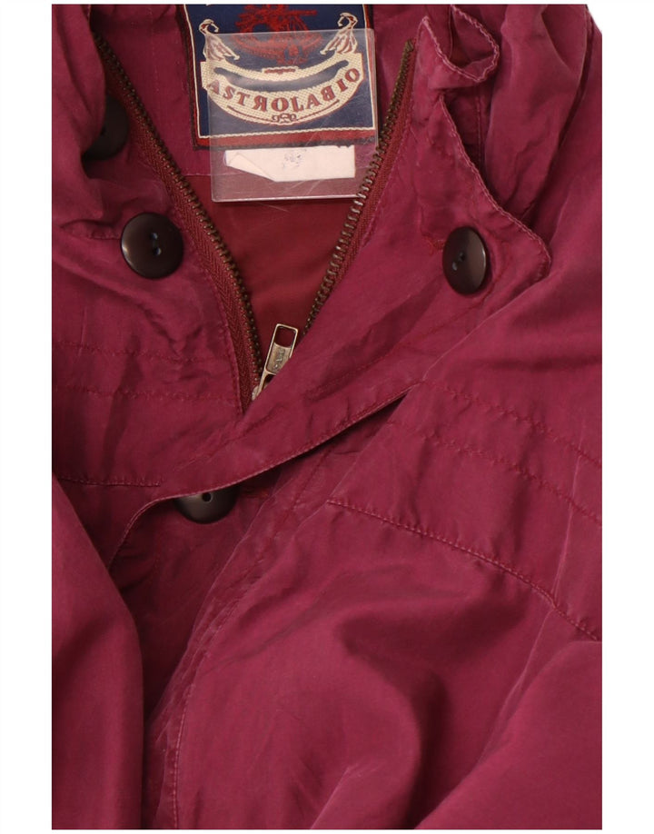 ASTROLABIO Bomberjakke til mænd UK 38 Medium Burgundy