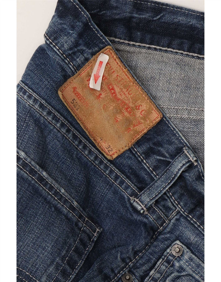 Levi's Herre 527 Bootcut Jeans W34 L32 Blå Bomuld
