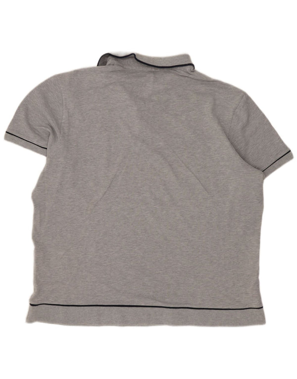 Lacoste Herre Regular Fit Polo Shirt Størrelse 6 XL Grå Bomuld