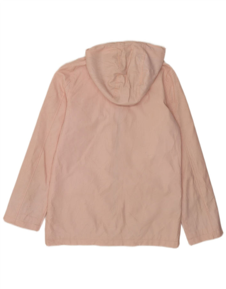 Topshop Dame Hætte Regular Fit Regnjakke UK 8 Small Pink Polyester