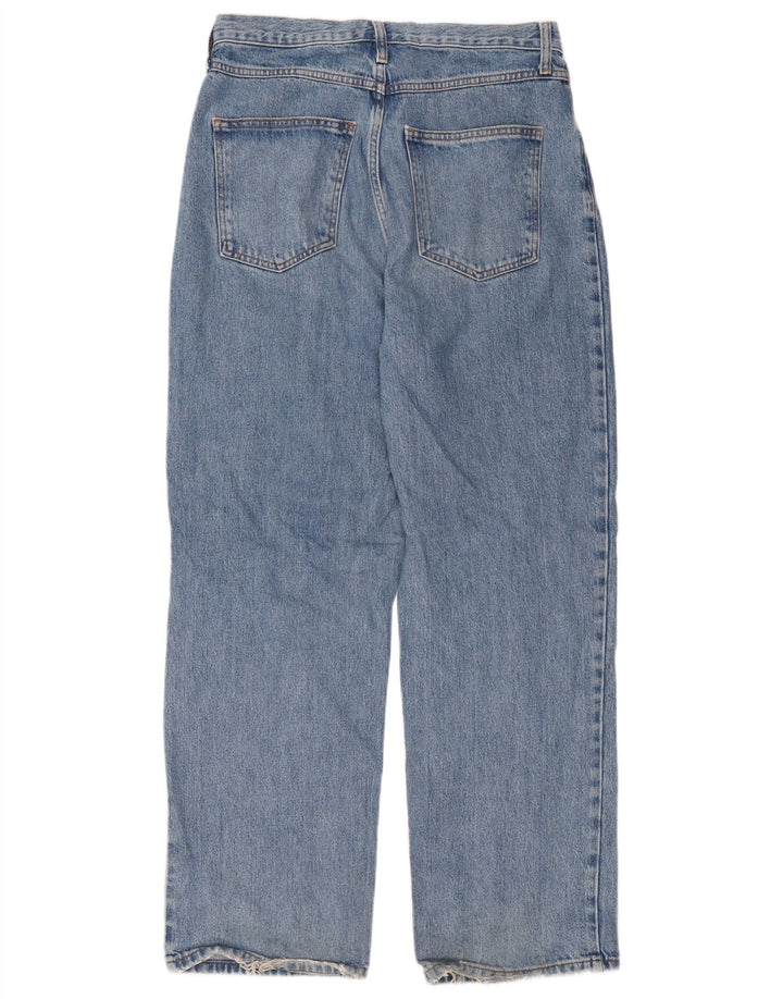 Topshop Dame Straight Jeans W30 L32 Blå Polyester