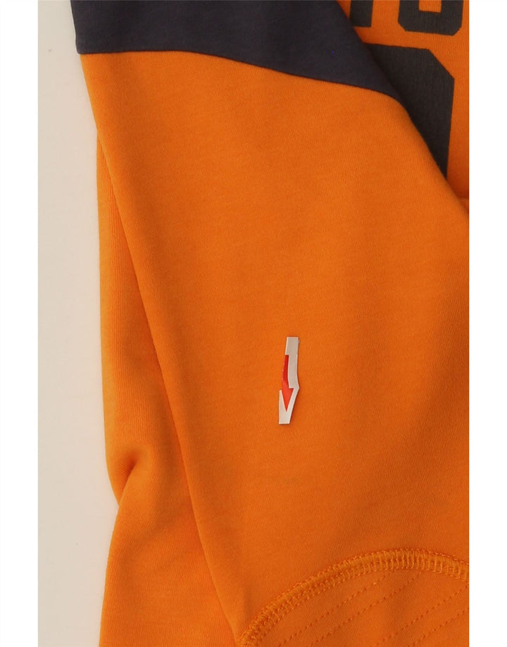 Rifle Herre Grafisk Top Langærmet XL Orange Bomuld