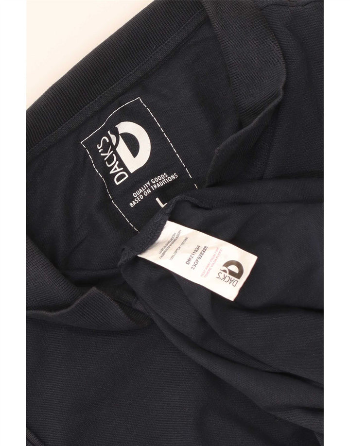 Dacks herre poloshirt Stor marineblå bomuld
