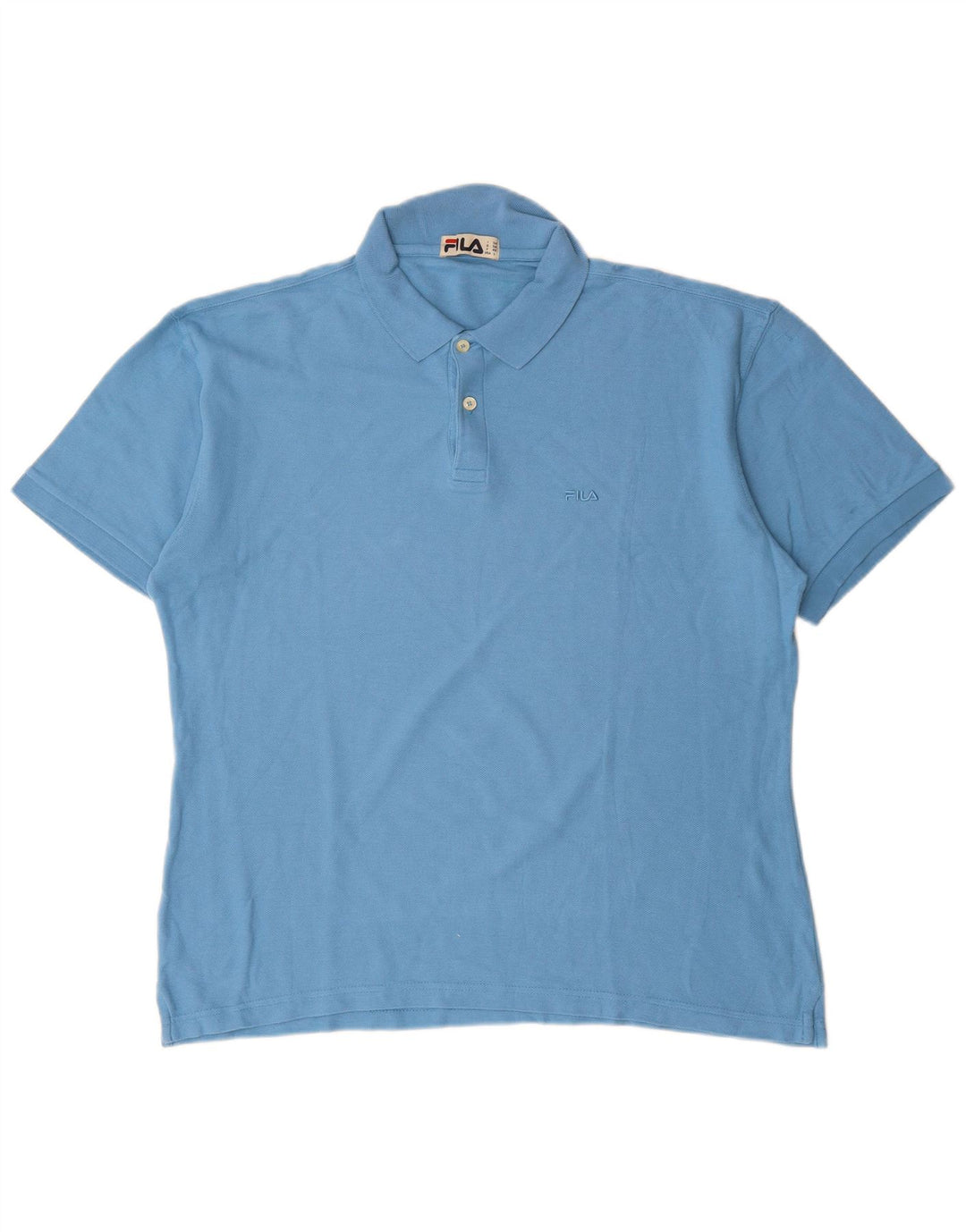 FILA Poloshirt til mænd IT 54 XL Blå Bomuld