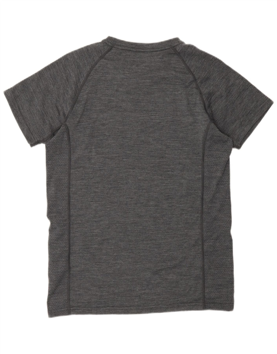 Mountain Warehouse Herre T-shirt Top Medium Grey Flecked Merino Wool