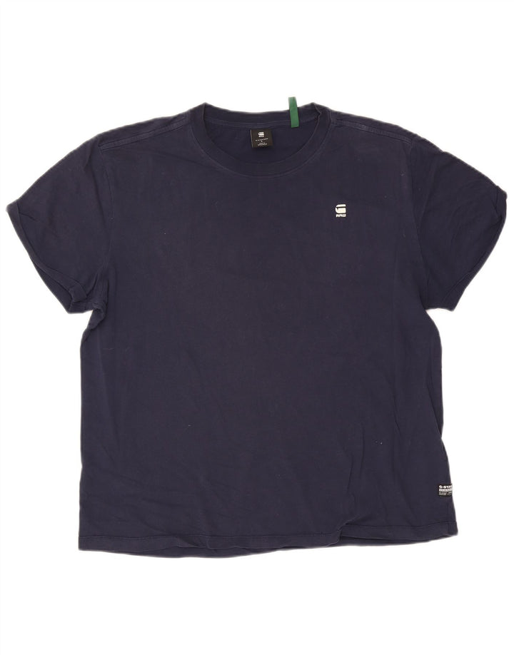 G-Star Herre T-Shirt Top Stor Marineblå