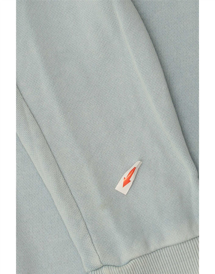 Reebok Dame Sweatshirt Jumper UK 14 Medium Blue Bomuld