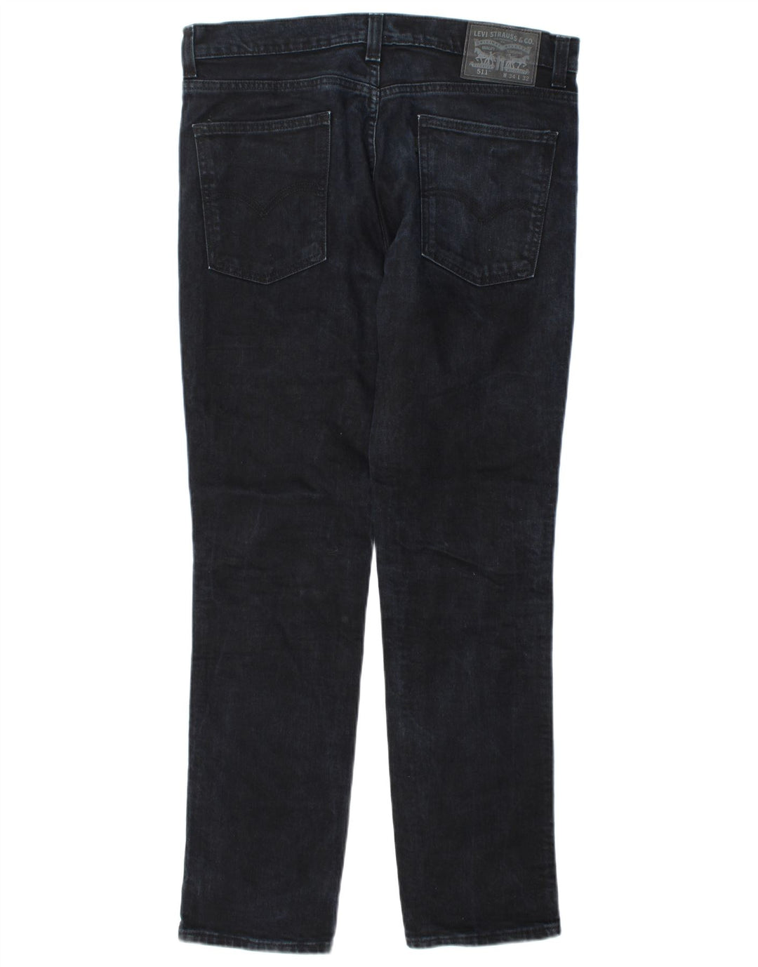 Levi's Herre 511 Slim Jeans W34 L32 Marineblå Bomuld
