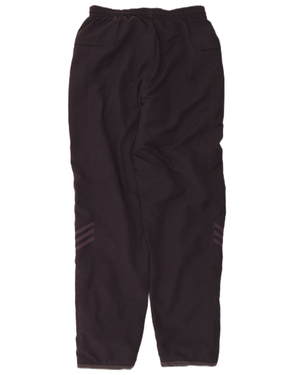 Adidas Dame træningsdragt Bukser UK 10 Small Navy Blue Polyester