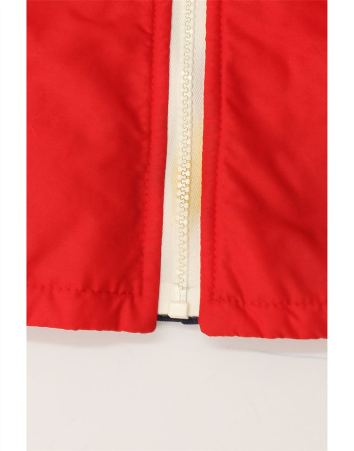 KLEPPER Womens Windbreaker Jacket EU 36 XS Red Colourblock Polyamide Vintage Klepper and Second-Hand Klepper from Messina Hembry 