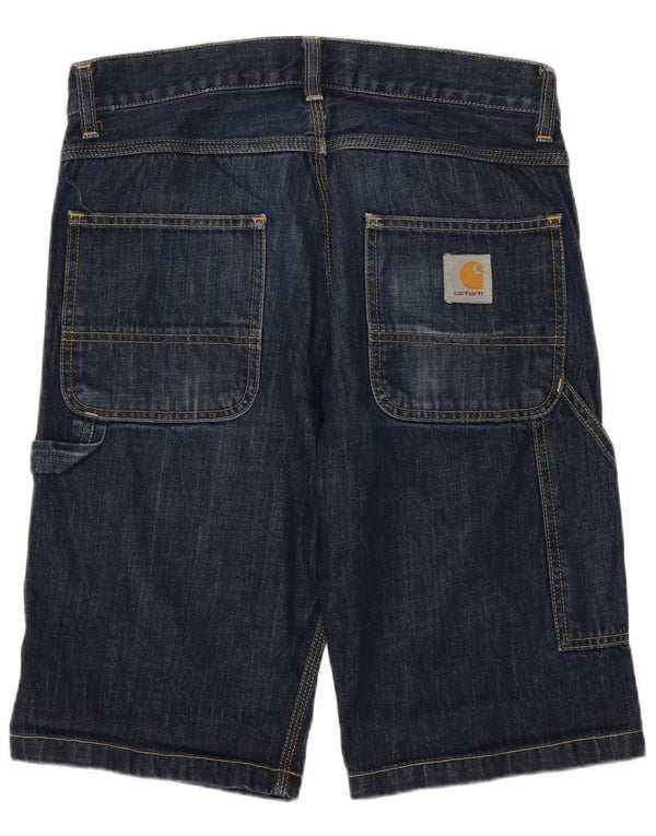 Carhartt Herre Denim Bermuda Shorts W30 Medium Marineblå Bomuld