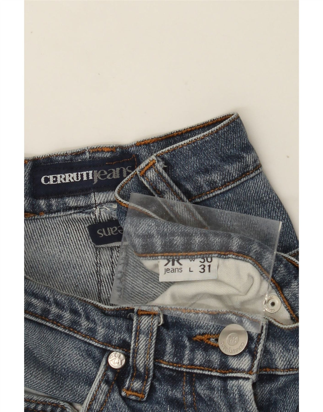 CERRUTI koniske jeans til kvinder W30 L28 Blå