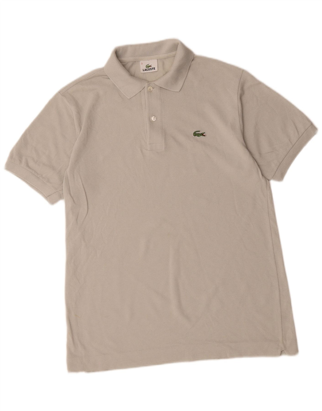 Lacoste herre poloskjorte str. 3 Lille grå bomuld